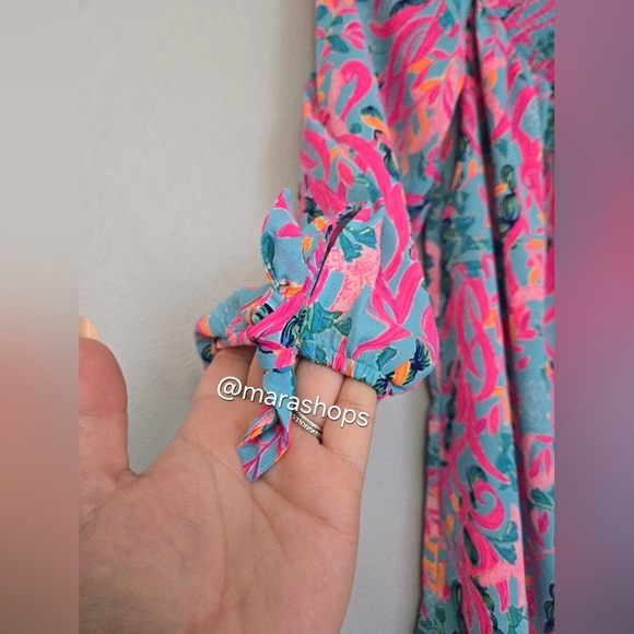 Maryellen Off-the-shoulder Top In Multi Seaweed Samba - Picture 4 of 7